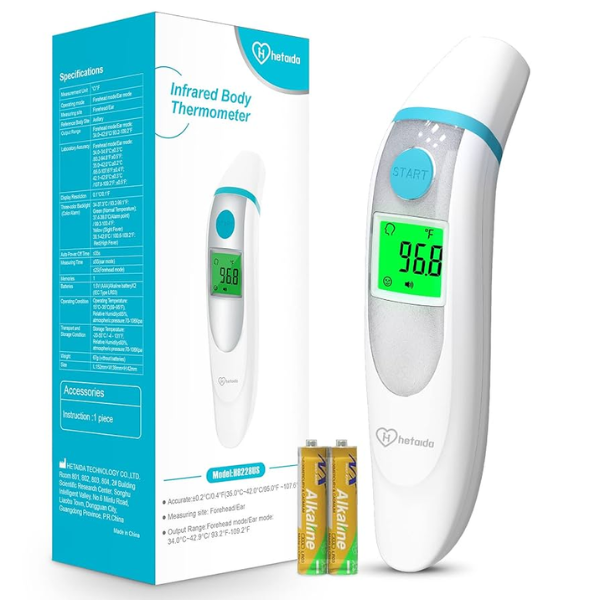 Precare Forehead and Ear Thermometer